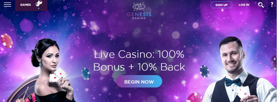 genesis casino bonus