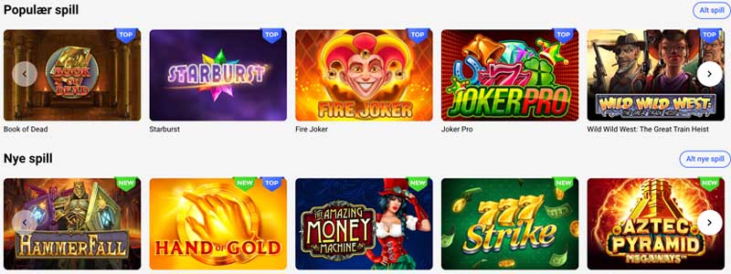 screenshot slottica casino games