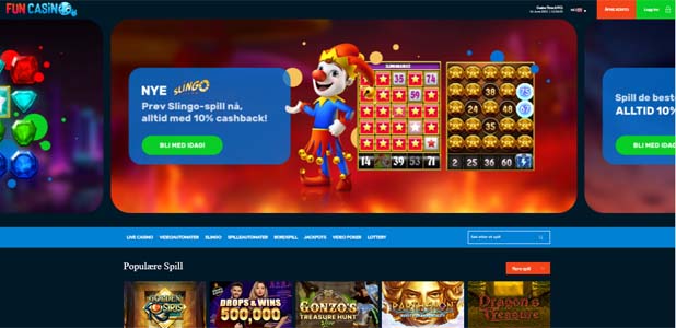 screenshot fun casino interface