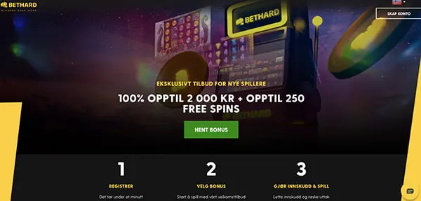 bethard casino interface