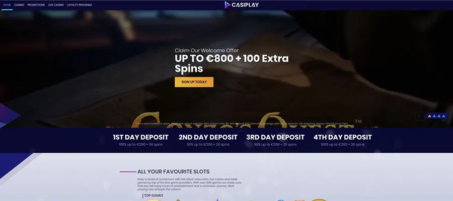 screenshot casiplay interface