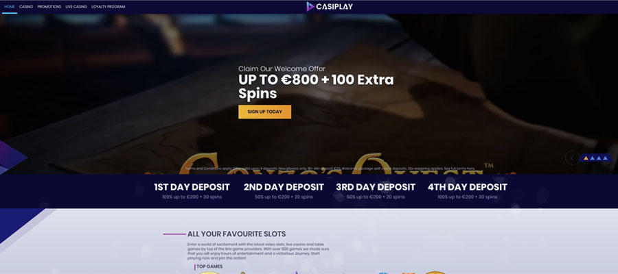 screenshot casiplay interface