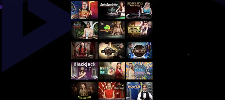 screenshot casiplay live games