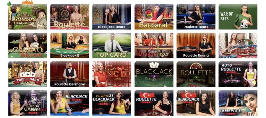screenshot ego casino live games