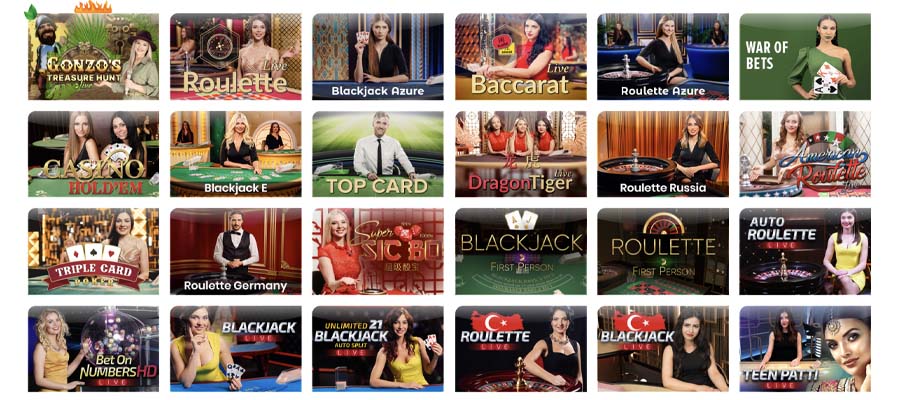 screenshot ego casino live games