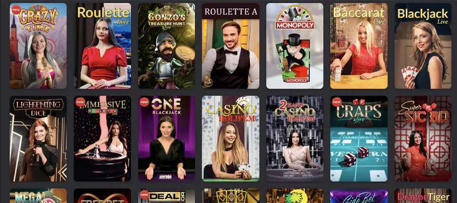 screenshot fezbet live games