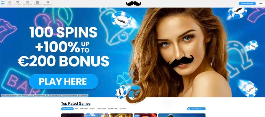 screenshot mr play casino interface